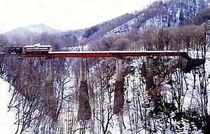 旧三井芦別鉄道炭山川橋梁