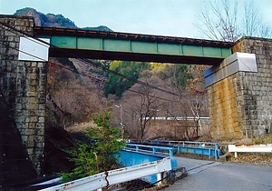 わたらせ渓谷鐵道有越沢橋梁