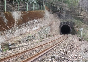 わたらせ渓谷鐵道第一神土トンネル