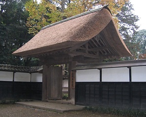 坂野家住宅（茨城県水海道市大生郷町） 表門