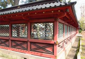 根津神社 透塀（唐門西門間）