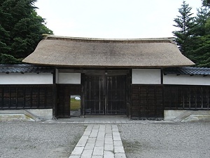 旧笹川家住宅（新潟県西蒲原郡味方村） 表門