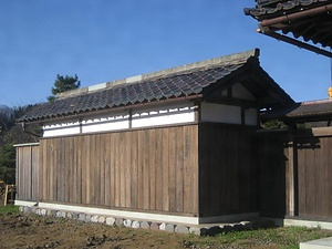 旧鯖波本陣石倉家住宅（旧所在　福井県南条郡南条町） 馬屋