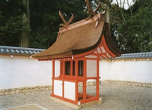 錦織神社 摂社天神社本殿