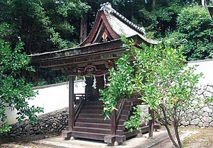 矢田坐久志玉比古神社 末社八幡神社社殿