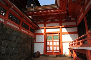 日御碕神社 日沈宮(下の宮)幣殿、拝殿