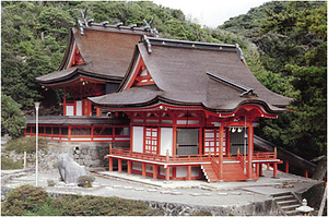 日御碕神社 神の宮(上の宮)幣殿、拝殿