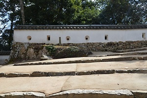 備中松山城 三の平櫓東土塀