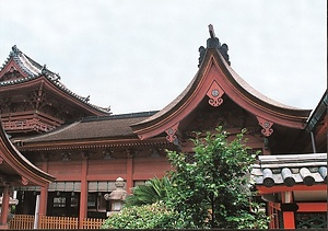 伊佐爾波神社 申殿及び廊下