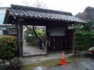 旧関川家住宅(高知県高知市一宮) 表門