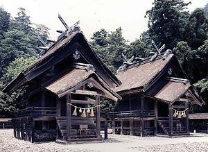 出雲大社 摂社神魂伊能知比売神社本殿