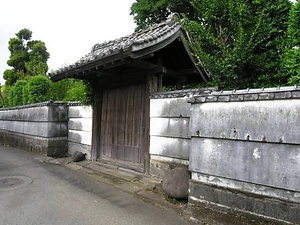 江藤家住宅（熊本県菊池郡大津町） 裏門