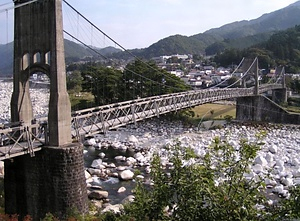 読書発電所施設 桃介橋