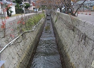 三角旧港（三角西港）施設 東排水路