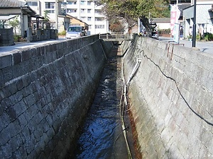 三角旧港（三角西港）施設 西排水路