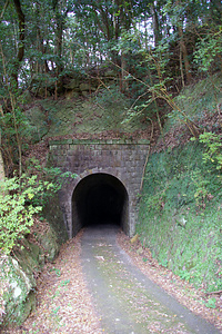 旧魚梁瀬森林鉄道施設 バンダ島隧道