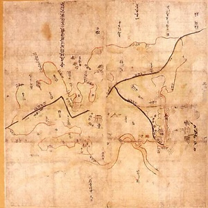 武蔵国鶴見寺尾郷絵図