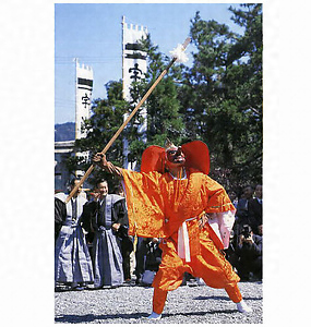 宇波西神社の神事芸能