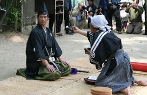 布施神社のお田植祭