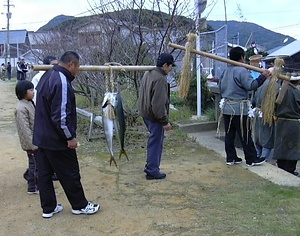 下五島大宝郷の砂打ち