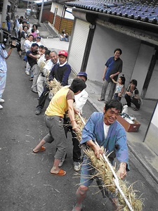 上淀の八朔綱引き