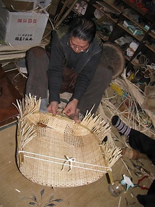 秋田のイタヤ箕製作技術