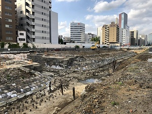 旧新橋停車場跡及び高輪築堤跡