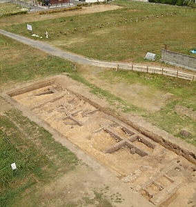 久米官衙遺跡群　<BR/>　久米官衙遺跡　<BR/>　来住廃寺跡