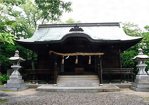 宇夫階神社末社塩竈神社拝殿及び幣殿