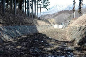 那須疏水旧取水施設 導水路及び余水路