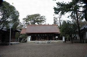 安久美神戸神明社幣殿及び拝殿