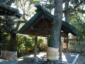 安久美神戸神明社手水舎