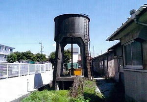 天竜浜名湖鉄道金指駅高架貯水槽