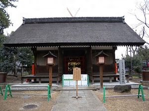 住吉大社 摂社大海神社幣殿及び渡殿