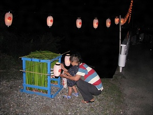 南国市後川流域のエンコウ祭