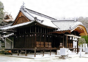 宮處八幡宮拝殿及び幣殿