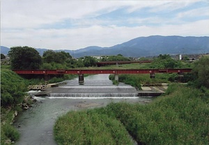 くま川鉄道免田川橋梁