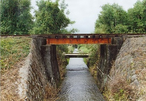 くま川鉄道高橋川橋梁