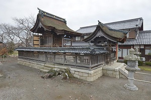 日吉神社門及び玉垣