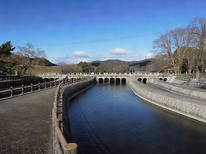 高梁川東西用水取配水施設 南配水樋門