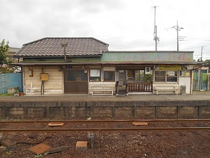 小湊鉄道上総村上駅本屋