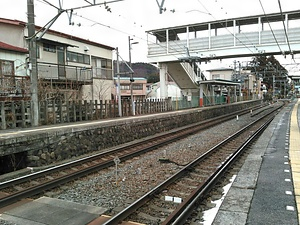 東武鉄道大谷向駅下りプラットホーム