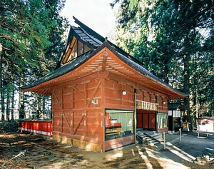 北口本宮冨士浅間神社 諏訪神社拝殿