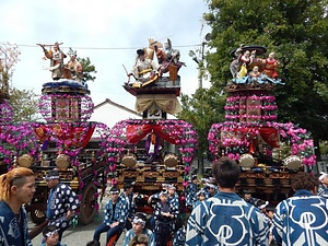 三熊野神社大祭の祢里行事