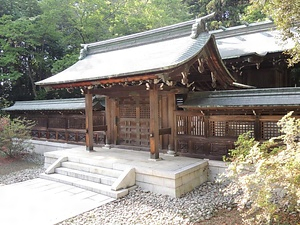 青葉神社中門及び祝詞舎