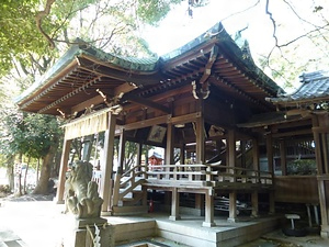 小烏神社拝殿及び渡殿