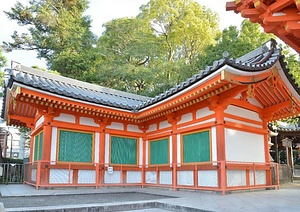 八坂神社 西楼門翼廊(北翼廊)