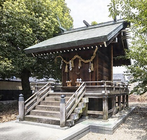 伴林氏神社若宮八幡宮社殿(旧澤田尋常小学校奉安殿)