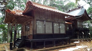 天日名鳥命神社幣拝殿