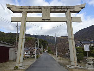 長尾八幡宮鳥居